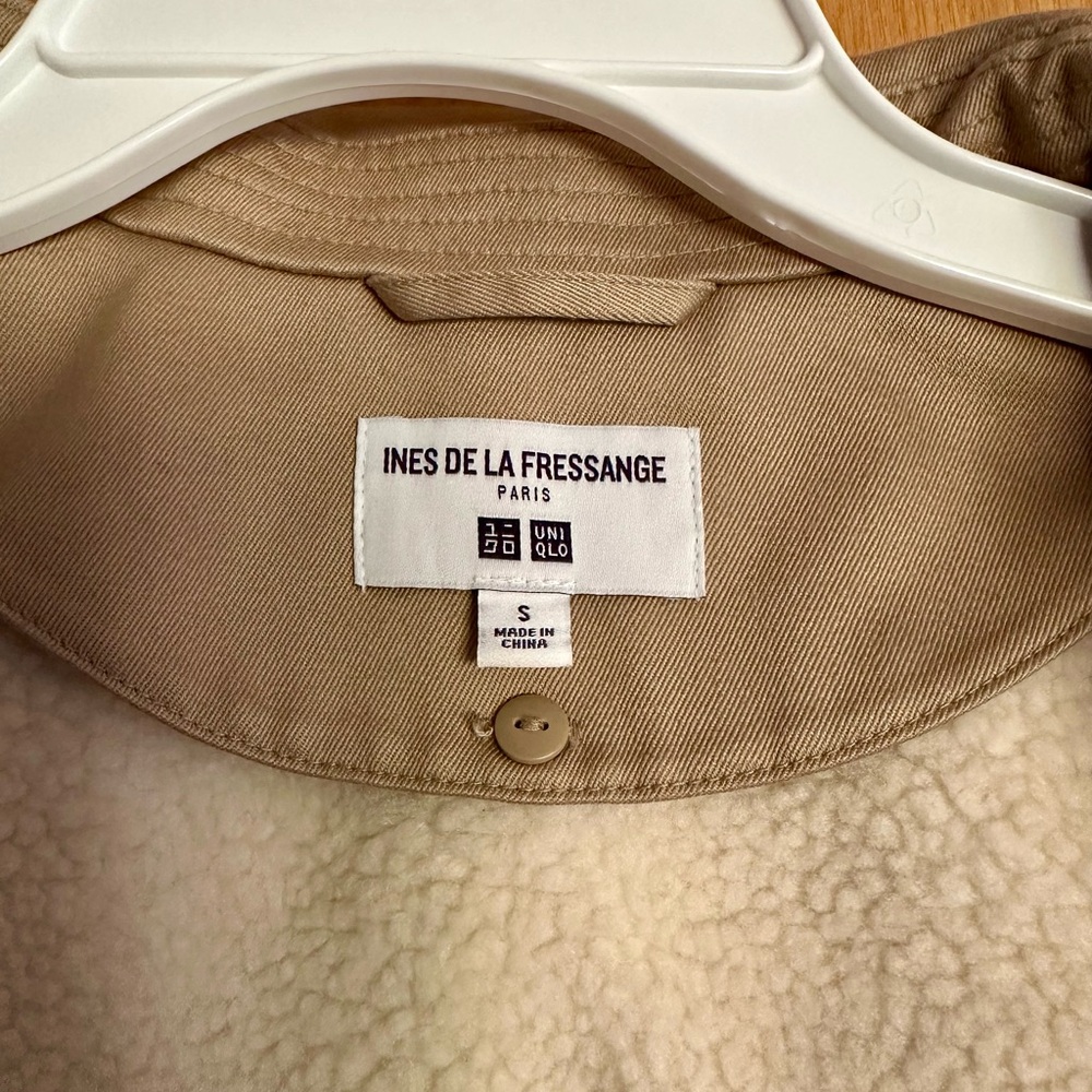 Uniqlo Ines de la Fressange Khaki Trench Coat - Picture 5 of 12